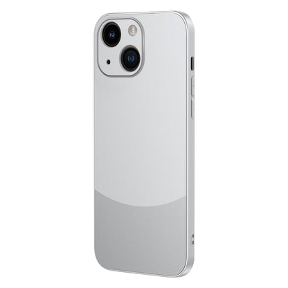 ELECTROPRIME For iPhone 15 Two Color Frosted Shockproof Phone Case(Silver)
