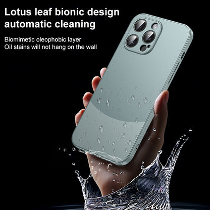 ELECTROPRIME For iPhone 15 Two Color Frosted Shockproof Phone Case(Black)