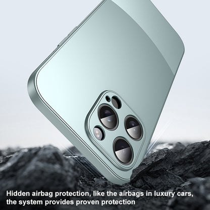 ELECTROPRIME For iPhone 15 Two Color Frosted Shockproof Phone Case(Black)