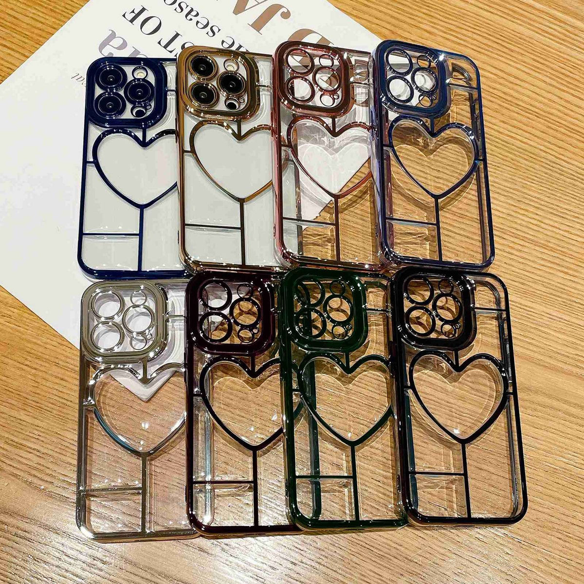 ELECTROPRIME For iPhone 15 Plus Electroplating 3D Love TPU Phone Case(Silver)