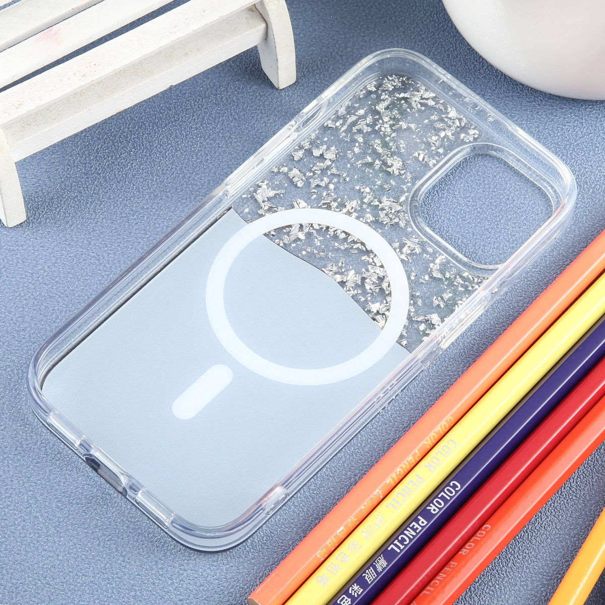 ELECTROPRIME For iPhone 15 DFANS DESIGN Magsafe Magnetic Starlight Shining Phone Case(Star Agate)