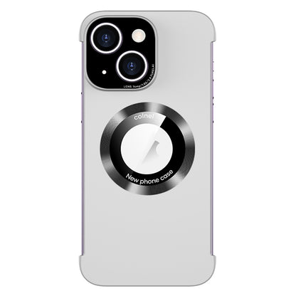 ELECTROPRIME For iPhone 15 Frameless Skin Feel MagSafe Magnetic Phone Case(Silver)
