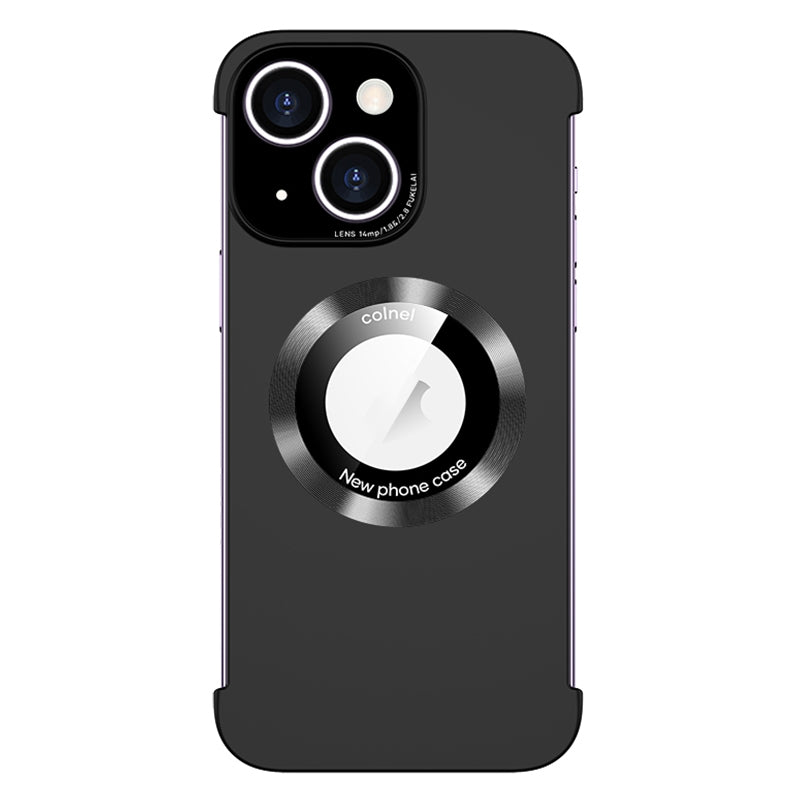ELECTROPRIME For iPhone 15 Frameless Skin Feel MagSafe Magnetic Phone Case(Black)