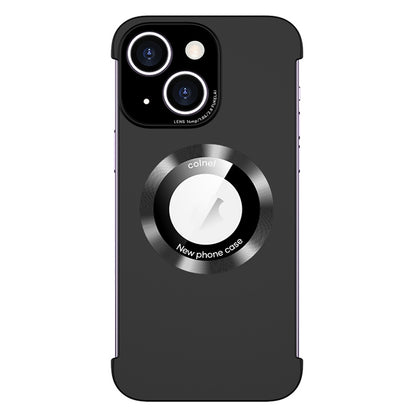 ELECTROPRIME For iPhone 15 Frameless Skin Feel MagSafe Magnetic Phone Case(Black)