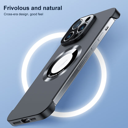 ELECTROPRIME For iPhone 15 Frameless Skin Feel MagSafe Magnetic Phone Case(Silver)