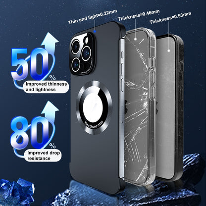 ELECTROPRIME For iPhone 15 Frameless Skin Feel MagSafe Magnetic Phone Case(Silver)