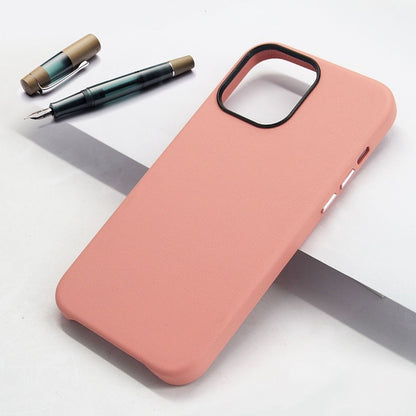ELECTROPRIME For iPhone 15 Lamb Grain PU Back Cover Phone Case(Pink)