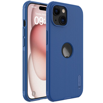 ELECTROPRIME For iPhone 15 NILLKIN Super Frosted Shield Pro Phone Protective Case With LOGO Cutout(Blue)