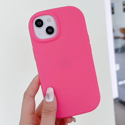 ELECTROPRIME For iPhone 15 Plus Frosted Soap Shape TPU Phone Case(Rose Red)