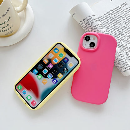ELECTROPRIME For iPhone 15 Plus Frosted Soap Shape TPU Phone Case(Rose Red)