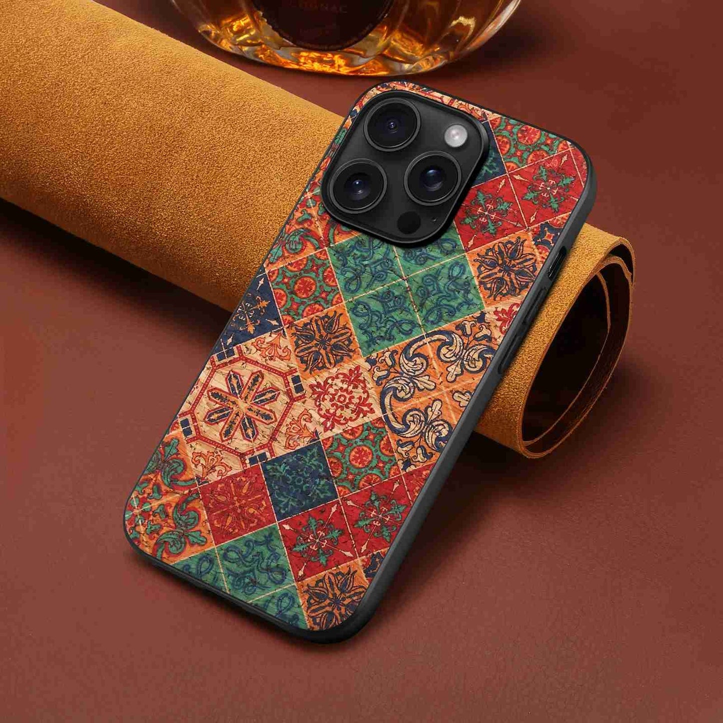 ELECTROPRIME For iPhone 15 Four Seasons Flower Language Series TPU Phone Case(Winter Blue)