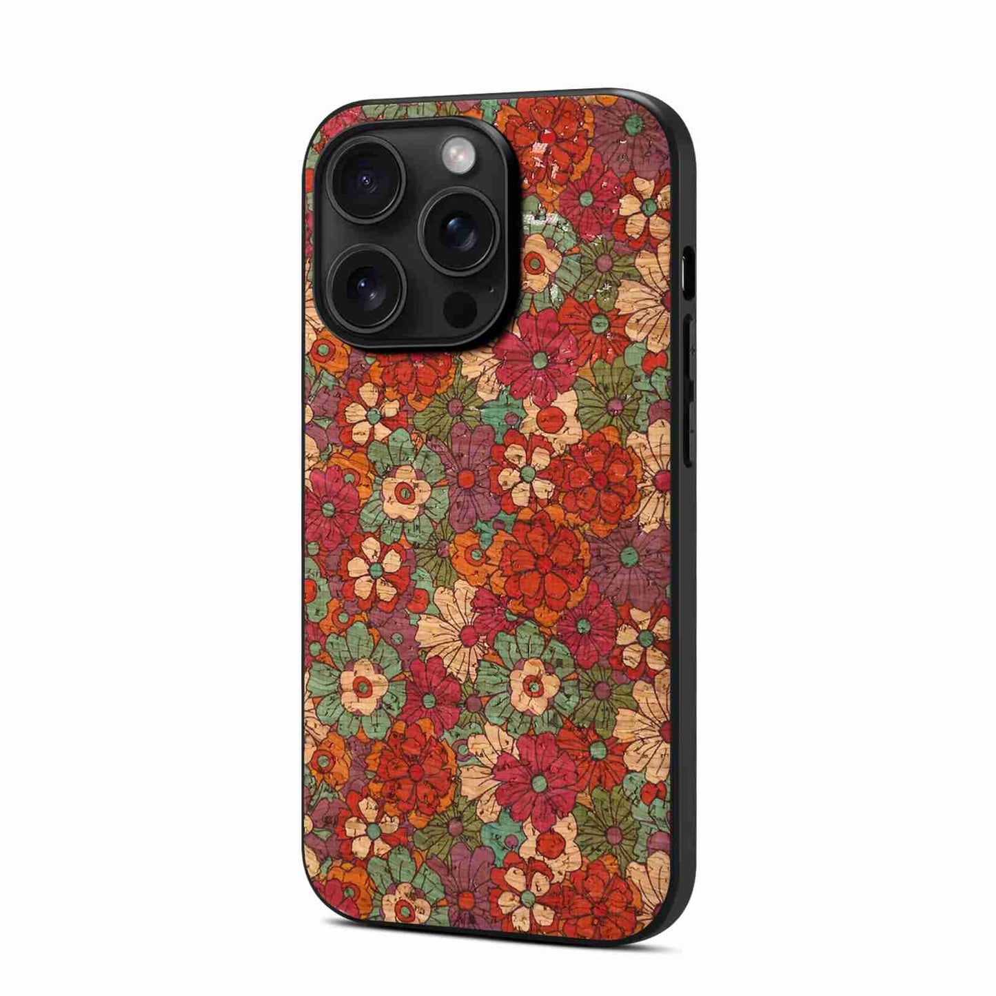 ELECTROPRIME For iPhone 15 Four Seasons Flower Language Series TPU Phone Case(Summer Red)