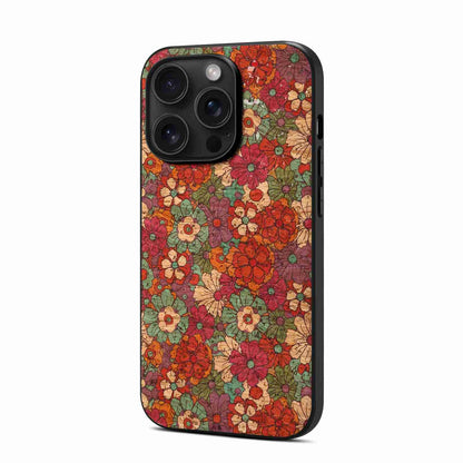 ELECTROPRIME For iPhone 15 Four Seasons Flower Language Series TPU Phone Case(Summer Red)