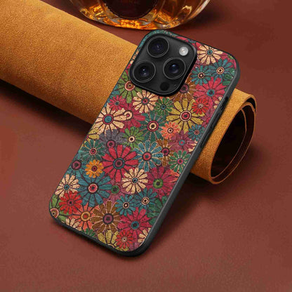 ELECTROPRIME For iPhone 15 Plus Four Seasons Flower Language Series TPU Phone Case(Spring Green)