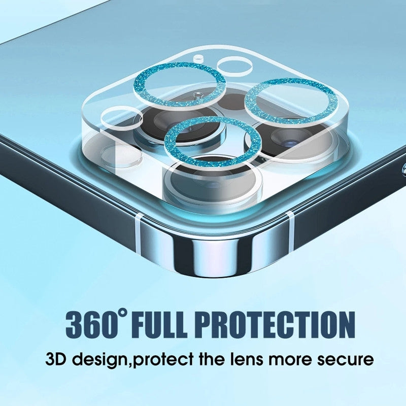 ELECTROPRIME For iPhone 15 Plus / 15 Tempered Glass CD Texture Back Camera Film(Colorful)