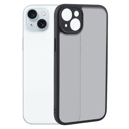 ELECTROPRIME For iPhone 15 Plus Fine Pore Matte Black TPU + PC Phone Case