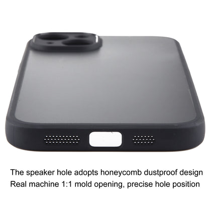 ELECTROPRIME For iPhone 15 Plus Fine Pore Matte Black TPU + PC Phone Case
