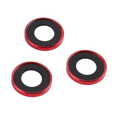 ELECTROPRIME For iPhone 15 Pro Max / 15 Pro 9H Point Drill Camera Lens Protector Ring(Red)