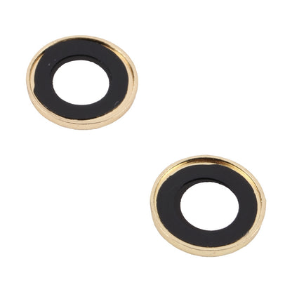 ELECTROPRIME For iPhone 15 / 15 Plus 9H Point Drill Camera Lens Protector Ring(Gold)