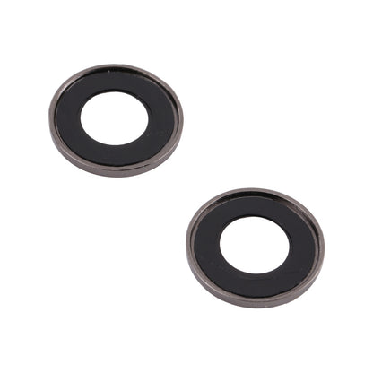 ELECTROPRIME For iPhone 15 / 15 Plus 9H Point Drill Camera Lens Protector Ring(Black)