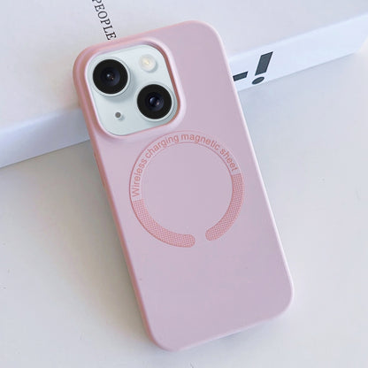 ELECTROPRIME For iPhone 15 Plus MagSafe Magnetic Liquid Silicone Phone Case(Pink)