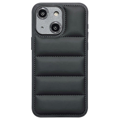 ELECTROPRIME For iPhone 15 Fine Hole Eiderdown Airbag Phone Case(Black)