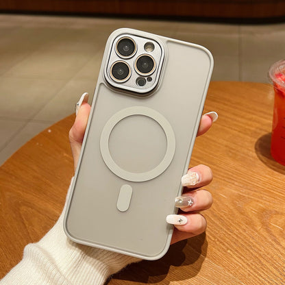ELECTROPRIME For iPhone 15 Skin Feel MagSafe Phone Case with Lens Film(Primary Color)