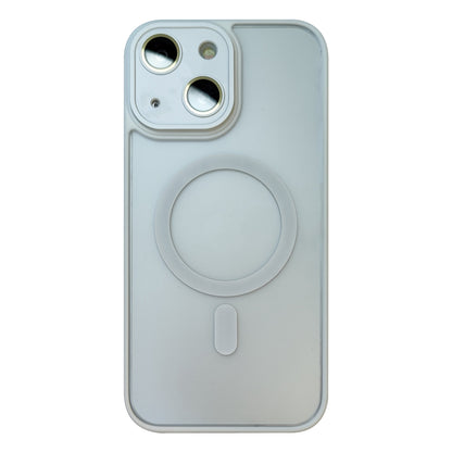 ELECTROPRIME For iPhone 15 Skin Feel MagSafe Phone Case with Lens Film(White)