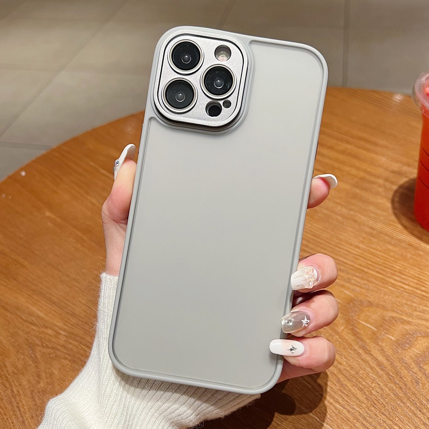 ELECTROPRIME For iPhone 15 Skin Feel Phone Case with Lens Film(Primary Color)