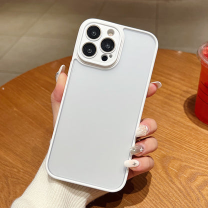 ELECTROPRIME For iPhone 15 Skin Feel Phone Case with Lens Film(White)