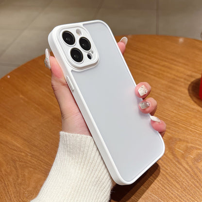 ELECTROPRIME For iPhone 15 Skin Feel Phone Case with Lens Film(White)