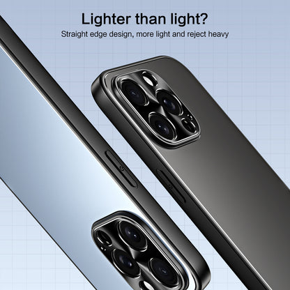 ELECTROPRIME For iPhone 15 Plus R-JUST RJ-61 Electroplating Frosted TPU + PC Phone Case with Holder(Grey)