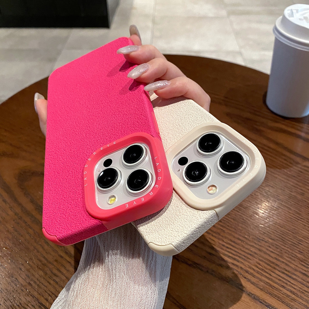 ELECTROPRIME For iPhone 15 Creative Lunar Craters TPU Full Coverage Shockproof Phone Case(White)