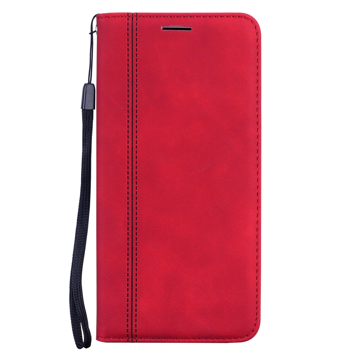 ELECTROPRIME For iPhone 15 Frosted Business Magnetic Horizontal Flip PU Phone Case(Red)