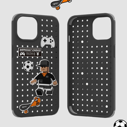 ELECTROPRIME For iPhone 15 TGVIS Cool Series Heat Dissipation Phone Case(Black)
