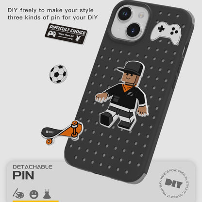 ELECTROPRIME For iPhone 15 TGVIS Cool Series Heat Dissipation Phone Case(Black)