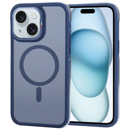 ELECTROPRIME For iPhone 15 TGVIS Vigor Series Airbag MagSafe Magnetic Phone Case(Transparent Blue)
