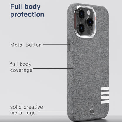 ELECTROPRIME For iPhone 15 TGVIS Vida Series MagSafe Magnetic Phone Case(Blue)