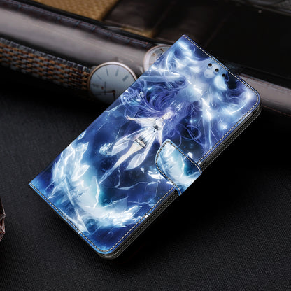 ELECTROPRIME For iPhone 15 Crystal Painted Leather Phone case(Magic Fairy)