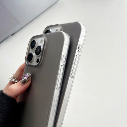 ELECTROPRIME For iPhone 15 Ice Series PC Full Coverage Shockproof Phone Case(White)
