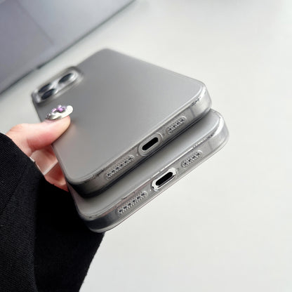 ELECTROPRIME For iPhone 15 Ice Series PC Full Coverage Shockproof Phone Case(White)