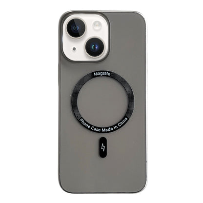 ELECTROPRIME For iPhone 15 Ice Series MagSafe PC Full Coverage Shockproof Phone Case(Black)