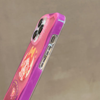 ELECTROPRIME For iPhone 15 Double Sided IMD Full Coverage TPU Phone Case(Bow Headscarf Girl)