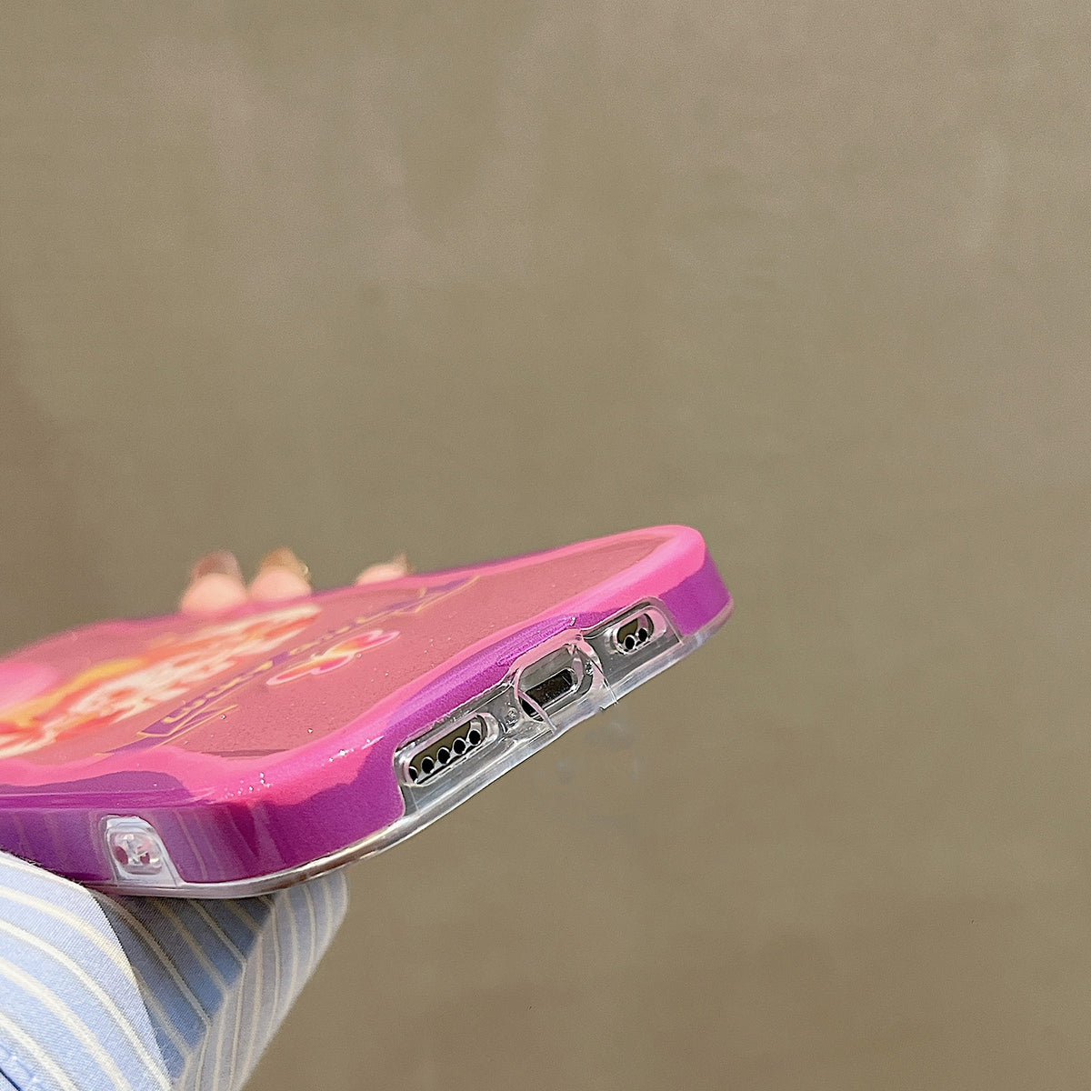 ELECTROPRIME For iPhone 15 Double Sided IMD Full Coverage TPU Phone Case(Bow Headscarf Girl)