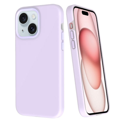 ELECTROPRIME For iPhone 15 Big Hole Dopamine PC Phone Case(Purple)