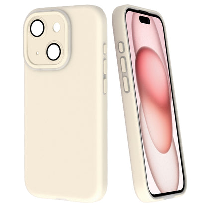 ELECTROPRIME For iPhone 15 Fine Hole Dopamine PC Phone Case(White)