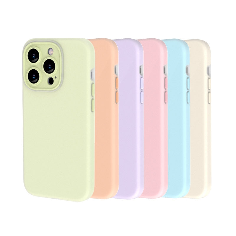 ELECTROPRIME For iPhone 15 Fine Hole Dopamine PC Phone Case(Blue)