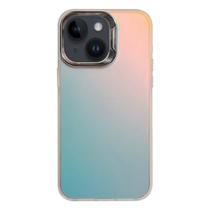ELECTROPRIME For iPhone 15 Laser Gradient Color PC + TPU Phone Case(Dazzle White)