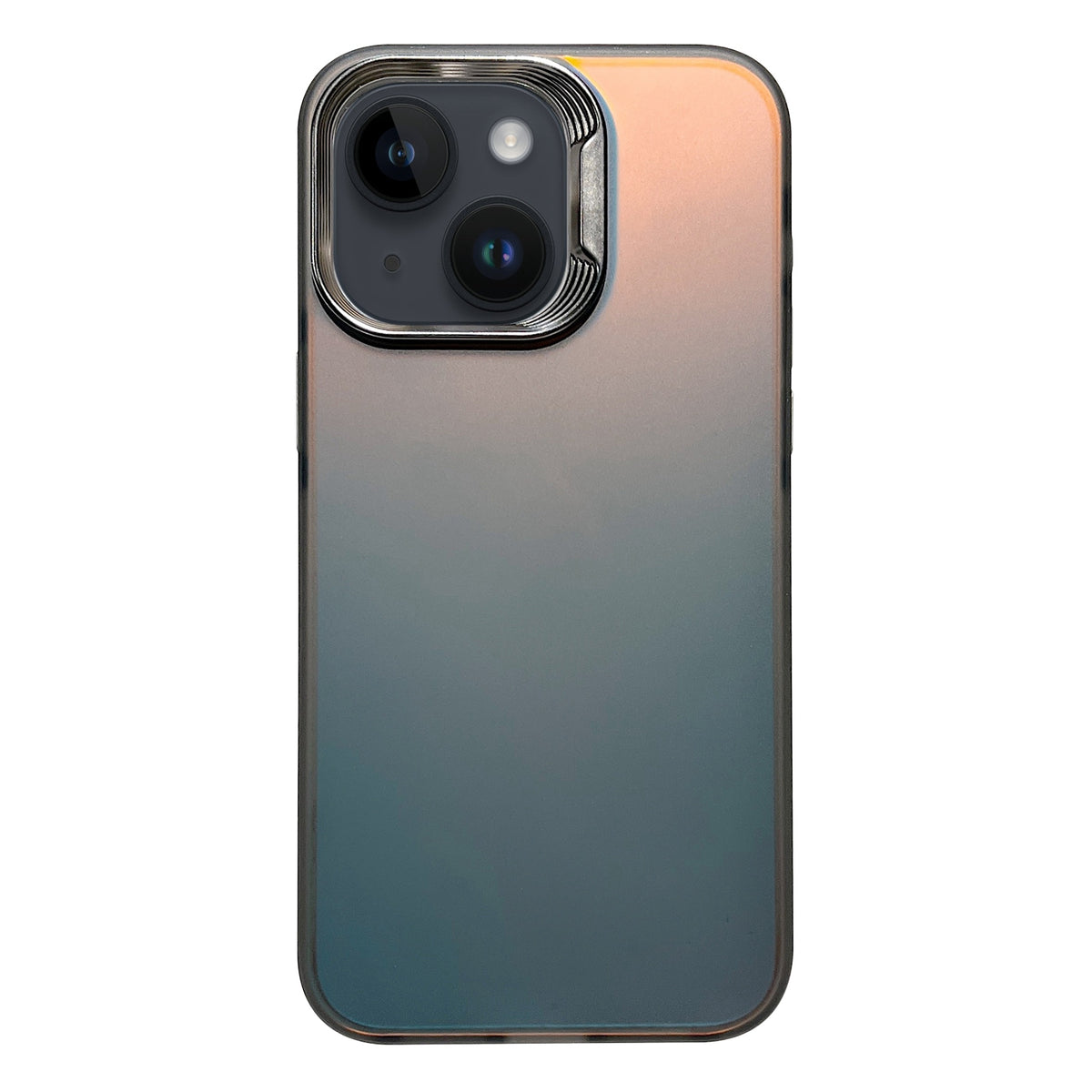ELECTROPRIME For iPhone 15 Laser Gradient Color PC + TPU Phone Case(Dazzle Black)