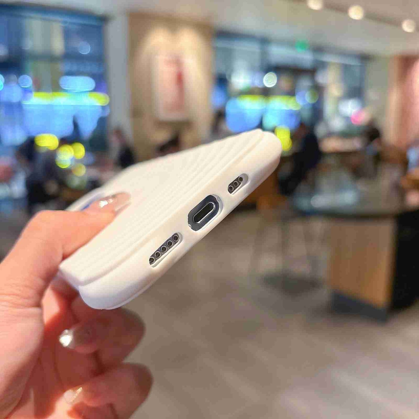 ELECTROPRIME For iPhone 15 MagSafe Magnetic Ring Texture TPU Phone Case(Green)